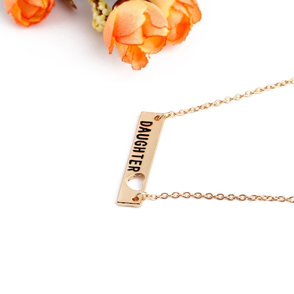 Gold Daughter Pendant Necklace - Picture 2 of 7